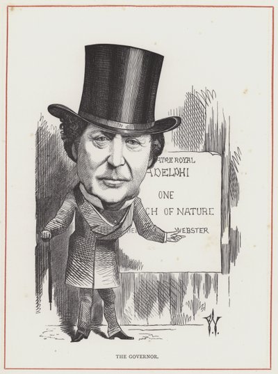 Benjamin Webster, aktor autorstwa Frederick Waddy