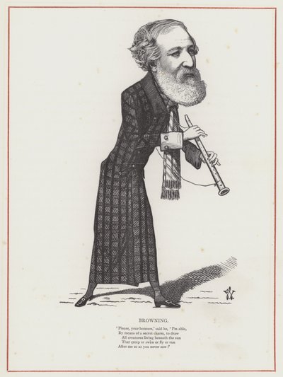 Robert Browning autorstwa Frederick Waddy