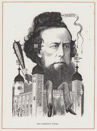 William Hepworth Dixon autorstwa Frederick Waddy