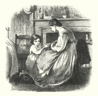 Dziecko w modlitwie autorstwa Frederick Walker
