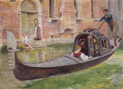 Gondola, 1868 autorstwa Frederick Walker