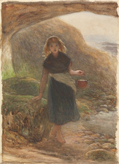 Zbieracz małży autorstwa Frederick Walker