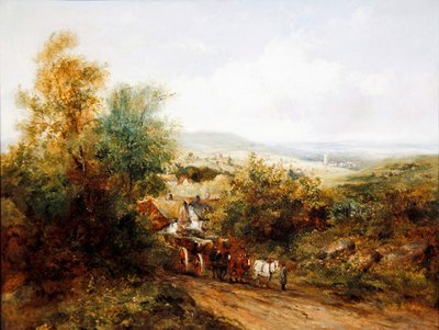 Pejzaż (olej na płótnie) autorstwa Frederick Waters Watts