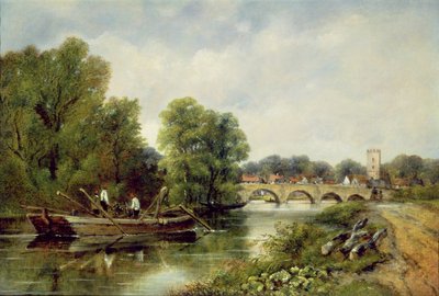 Most w Henley-on-Thames autorstwa Frederick Waters Watts