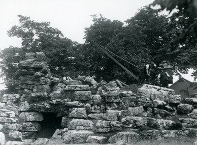 Budynek ElandAntelope Paddock w londyńskim zoo, czerwiec 1924 autorstwa Frederick William Bond