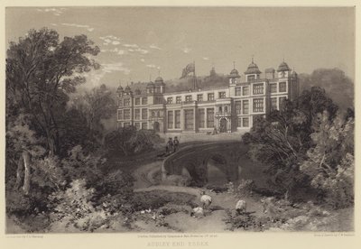 Audley End, Essex autorstwa Frederick William Fairholt