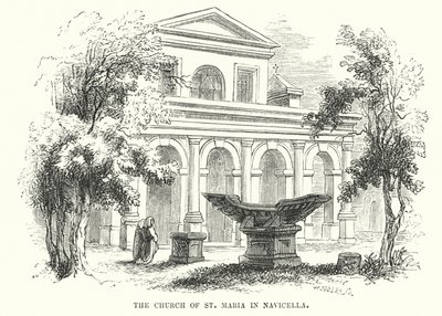 Kościół św. Marii w Navicella (rycina) autorstwa Frederick William Fairholt