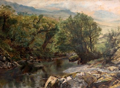 Basen w Colwyn, Północna Walia autorstwa Frederick William Hayes