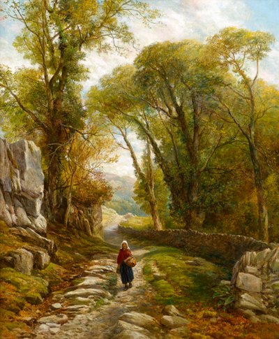 Spacer po lesie, 1872 autorstwa Frederick William Hulme
