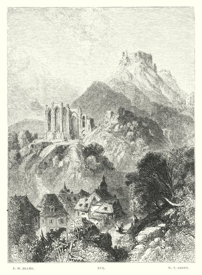 Childe Harold Lorda Byrona, Canto III, Stanza 46 (grawerowanie) autorstwa Frederick William Hulme
