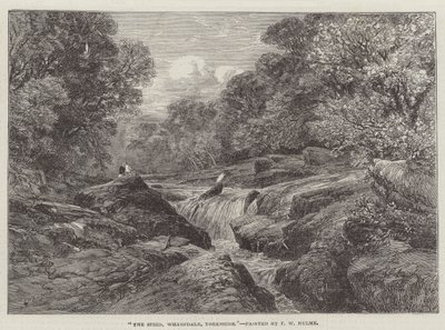 Strid, Wharfdale, Yorkshire autorstwa Frederick William Hulme