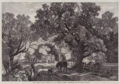 Rok schyłkowy na wystawie Akademii Królewskiej autorstwa Frederick William Hulme