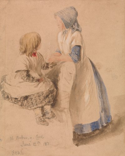 walijskie dzieci autorstwa Frederick William Hulme