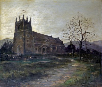 Kościół Old Oldham autorstwa Frederick William Jackson