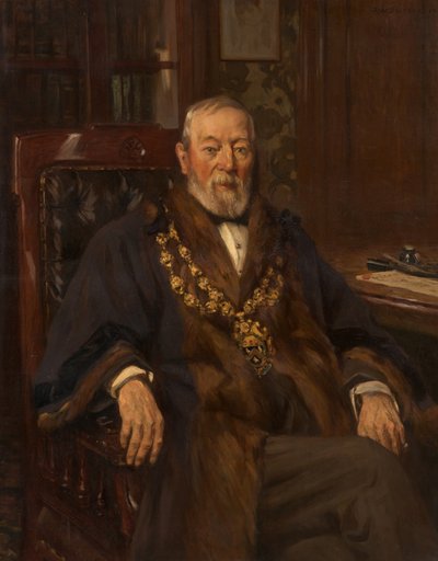 Portret Abrahama Cromptona autorstwa Frederick William Jackson