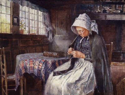 Domek Anne Hathaway, wnętrze autorstwa Frederick William Newton Whitehead