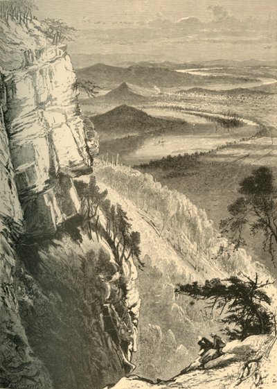 „Chattanooga i Tennessee z Góry Widokowej”, 1872. autorstwa Frederick William Quartley
