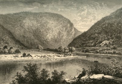 „Delaware Water-Gap”, 1872. autorstwa Frederick William Quartley