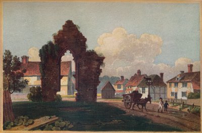 Pozostałości starożytnej kaplicy, Milkhouse Street, niedaleko Cranbrook, Kent, 1813 autorstwa Frederick Wilton Litchfield Stockdale