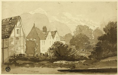 Wioska autorstwa Frederick Wilton Litchfield Stockdale