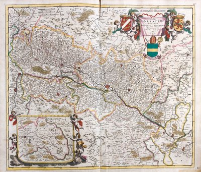 Alzacja, Francja autorstwa Frederick de Wit