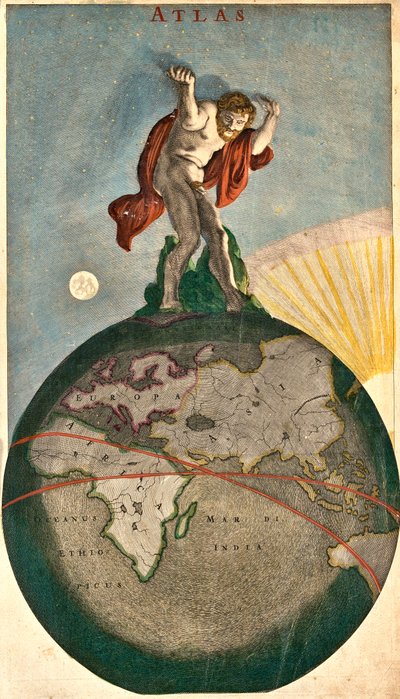 Atlas autorstwa Frederika De Wita autorstwa Frederick de Wit