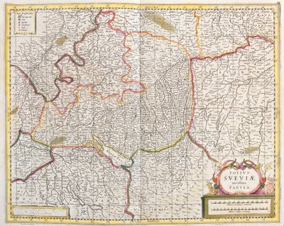 Badenia-Wirtembergia, Bawaria, Niemcy autorstwa Frederick de Wit