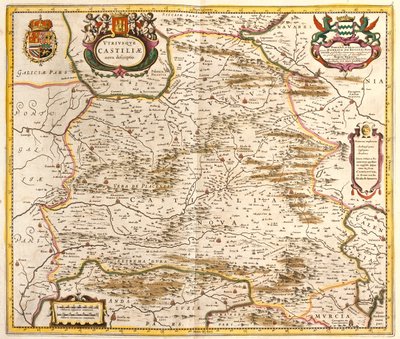 Kastylia, Hiszpania autorstwa Frederick de Wit