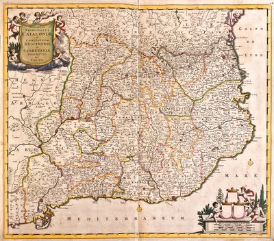 Katalonia, Hiszpania autorstwa Frederick de Wit