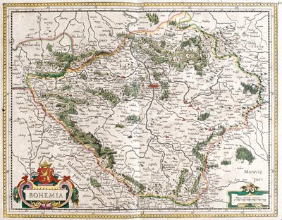 Republika Czeska autorstwa Frederick de Wit