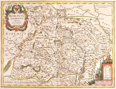 Czechy Wschodnie autorstwa Frederick de Wit