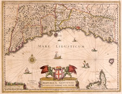 Liguria, Włochy autorstwa Frederick de Wit