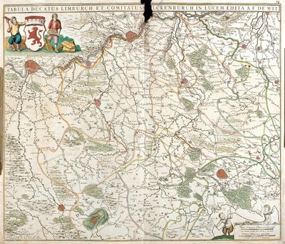 Luksemburg autorstwa Frederick de Wit