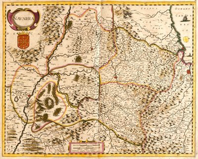 Nawarra, Hiszpania autorstwa Frederick de Wit
