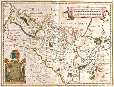 Pikardia, Francja autorstwa Frederick de Wit