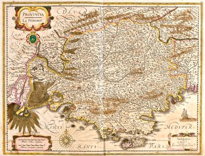 Prowansja, Francja autorstwa Frederick de Wit