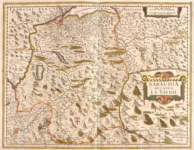 Sabaudia, Francja autorstwa Frederick de Wit