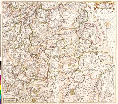 Szlezwik-Holsztyn, Dolna Saksonia, Nadrenia Północna-Westfalia, Niemcy autorstwa Frederick de Wit