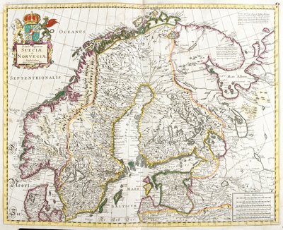 Szwecja, Norwegia, Finlandia, Estonia, Północno-Zachodni Okręg Federalny Rosji autorstwa Frederick de Wit