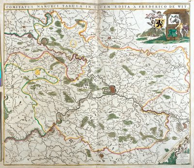 Walonia, Belgia autorstwa Frederick de Wit