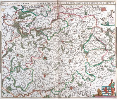 Walonia, Szampania-Ardeny, Lotaryngia, Belgia, Francja, Luksemburg autorstwa Frederick de Wit