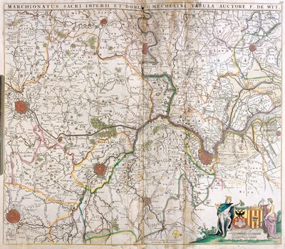 Zelandia, Region Flamandzki, Region Brukseli, Holandia, Belgia autorstwa Frederick de Wit
