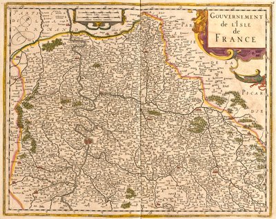 Île-de-France, Francja autorstwa Frederick de Wit