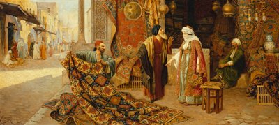 Kupiec dywanów, autorstwa Frederico Ballesio