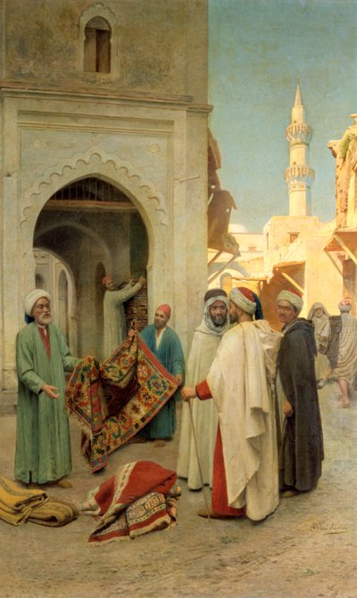„Kupiec dywanów”, XIX-XX w. autorstwa Frederico Bartolini