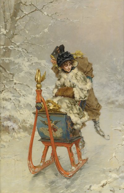 Kulig autorstwa Frederik Hendrik Kaemmerer