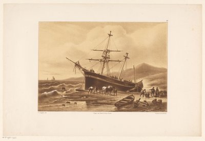 Statek osierocony autorstwa Frederik Lodewijk Huygens