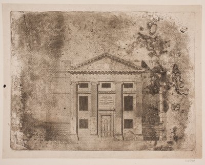 Królewski Fasada Teatru autorstwa Frederik Ludvig  Bradt