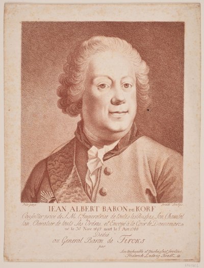 Rosjanin wysłał Barona Korf autorstwa Frederik Ludvig  Bradt