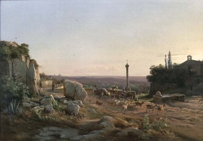 W pobliżu studni, Tivoli, niedaleko Rzymu autorstwa Frederik Rohde